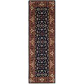 Safavieh Royalty Hand Tufted Rectangle Rug- Navy - Rust- 2 ft. 3 in. x 7 ft. ROY257A-27